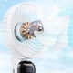thumbnail image 4 of Ventilador eléctrico portátil Naiovety de ABS con niebla ajustable y poco ruido Rosa, 4 of 6