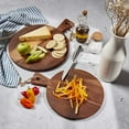 thumbnail image 2 of Denmark Acacia Venessa Round Wood Cutting Board Set (Set of 2), 2 of 6