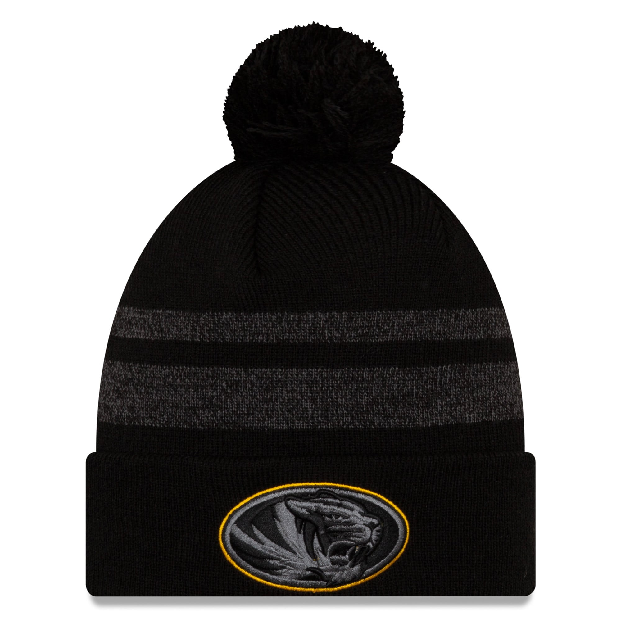 Men's New Era Black Indiana Pacers Cuffed Knit Hat with Pom - OSFA -  Walmart.com