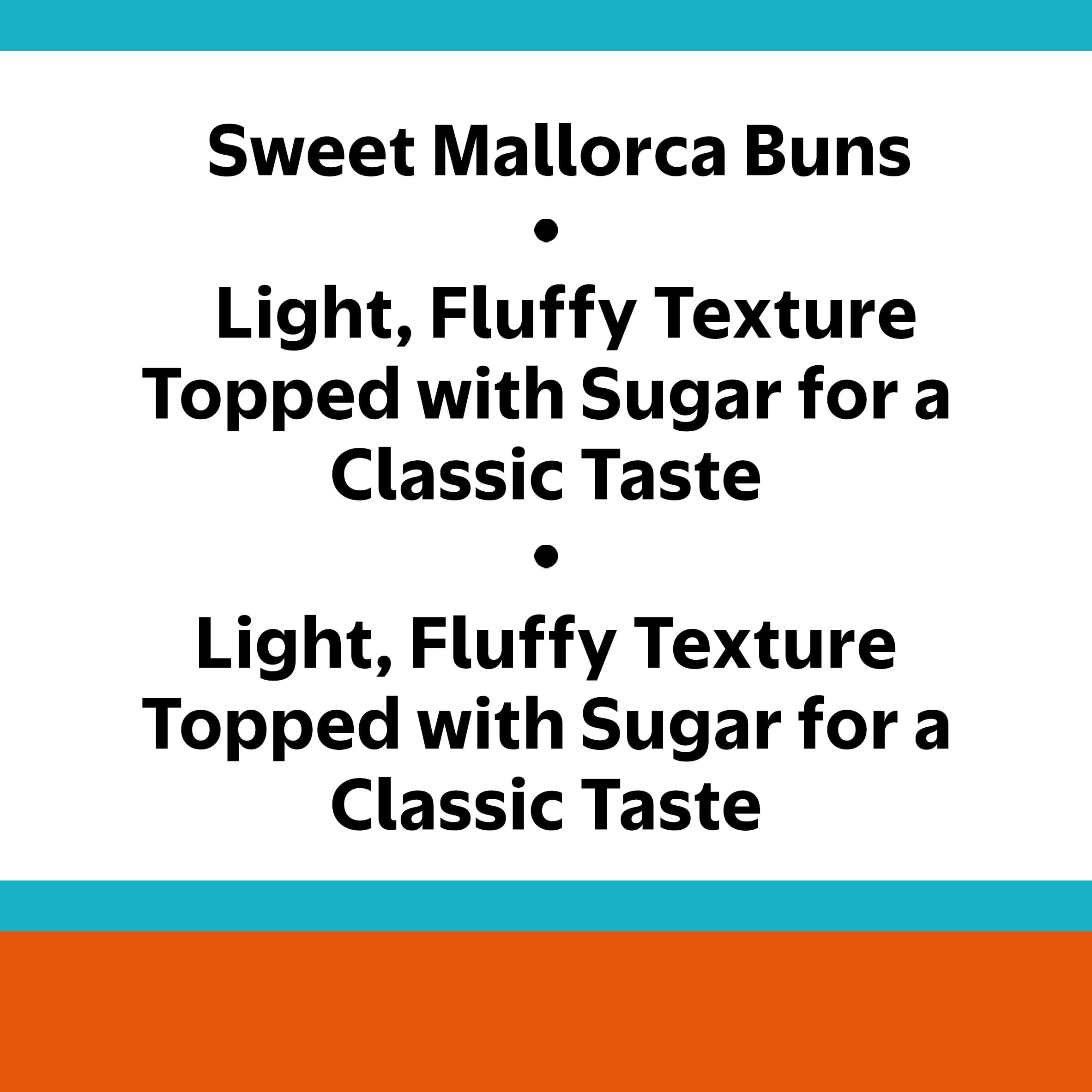 Holsum, Mallorca Bun with Sugar Pack, 12oz, 4 Count, Regular Size, Shelf Stable, Bag