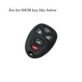thumbnail image 4 of SEGADEN Silicone Cover Protector Case Holder Skin Jacket Compatible with CHEVROLET BUICK GMC CADILLAC PONTIAC SATURN 5 Button Remote Key Fob CV4606 Orange, 4 of 4