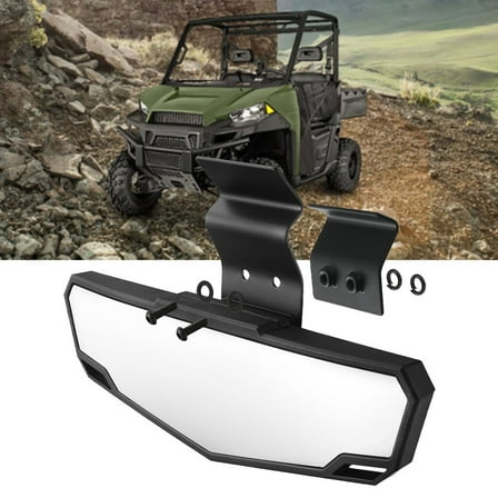 QIFEI Rear View Mirrors For Polaris For Ranger 1000 900 570 For XP Crew For Defender