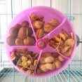 thumbnail image 4 of Flmtop Rotate Pet Parrot Toys Wheels Bite Chewing Birds Foraging Food Box Cage Feeder Transparent, 4 of 9