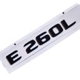 thumbnail image 2 of ZWEIP Car Rear Tail Emblem Number Letters Car Sticker For Mercedes Benz E260L E 260L Chrome Silver/ Matte Black, 2 of 2