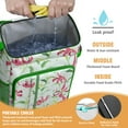 thumbnail image 2 of Hawaiian Jungle Cooler Backpack Insulated High-Capacity 20L for Beach Camping with Botanical Monstera Leaves Design, 2 of 6