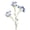 Blue, variant on 1 Pc Light Blue Artificial Wildflower Stem, 17.7" Faux Silk Field Blossom Sprig with Flexible Wire for Bedroom Headboard Vase