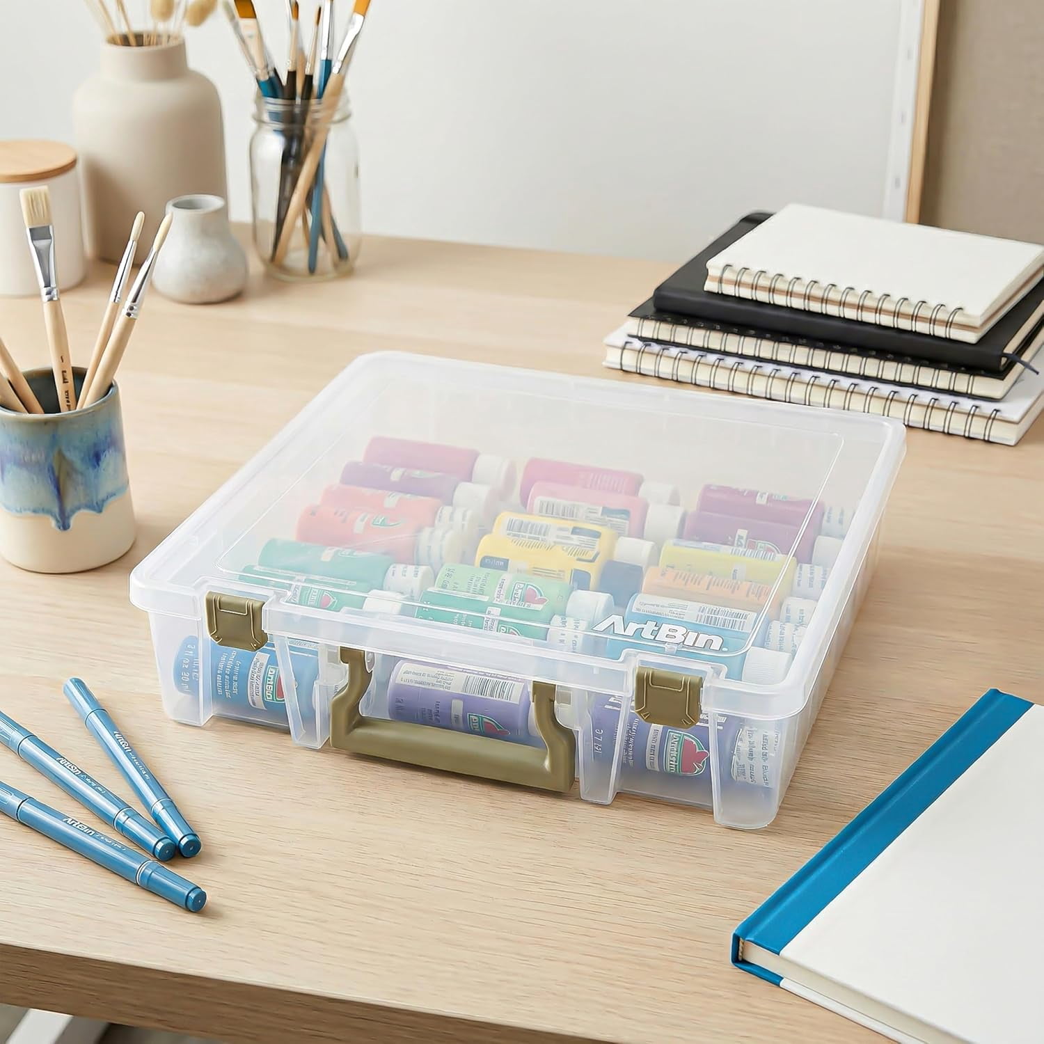 Super Satchel 1 Compartment Box Clear Craft Organizer Storage Case