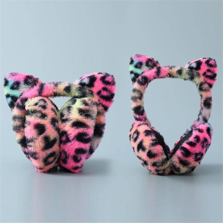 Leopard Print Ear Warmers Non Foldable/Foldable Earmuffs  display picture 3