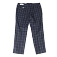 thumbnail image 2 of Lauren by Ralph Lauren Mens Dress Pants 34x34 Plaid Stretch   Blue 34, 2 of 4