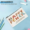 thumbnail image 4 of 10Pcs Canvas Makeup Bags Canvas Zipper Pouch Bags Pencil Case DIY Craft Bags for Travel DIY Craft S, 4 of 5
