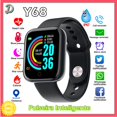thumbnail image 2 of Smartwatch Y68/D20 Impermeable/Bluetooth/USB/Monitor De Corazón/Pulsera Inteligente/Reloj, 2 of 4
