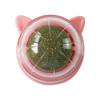 thumbnail image 1 of Bola de hierba gatera giratoria para gatos naturales, bolas para lamer, aperitivos de hierba gatera molares (rosa), 1 of 5