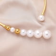 thumbnail image 4 of Collar de perlas de moda exagerada europea y americana, collar simple con pequeñas cuentas doradas Joker, cadena de clavícula exquisita, joyería para mujeres, 4 of 6