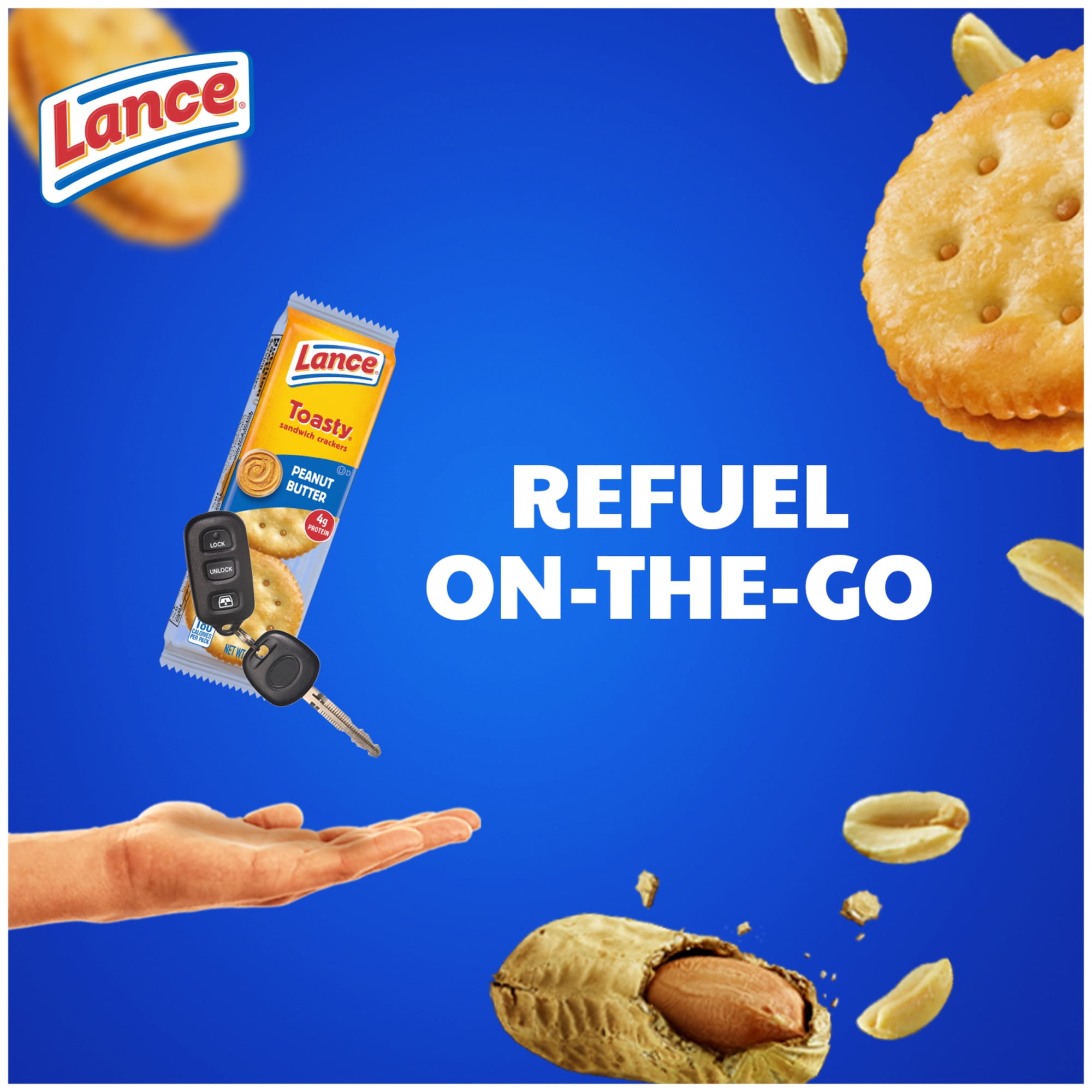Lance Toasty Peanut Butter Sandwich Crackers (1.29 oz., 40 ct.)