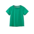 thumbnail image 3 of Girls First Day of School Outfits Set Casual Short Sleeve Tees Skirts Cotton Athletic Summer Going Out Clothes 4 Years, Green, 3 of 4
