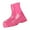 Hot Pink, variant on Black Ladies Fashion Rain Boots With Mid-Calf Height, Perfect For Wet Weather And Outdoor Use