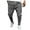 Gray, variant on Aayomet Men's Sweatpants Mens Jogger Sport Pants, Casual Zipper Gym Workout Sweatpants Pockets,Khaki M