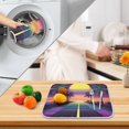 thumbnail image 3 of Yayeee Dish Drying Mat for Kitchen Counter 18" x 24" Microfiber Super Absorbent Coffee Decorative Pad, Neon Road, 3 of 7