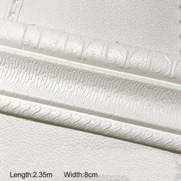 3D SelfAdhesive Foam Sticker Waterproof Molding Trim Peel and Stick