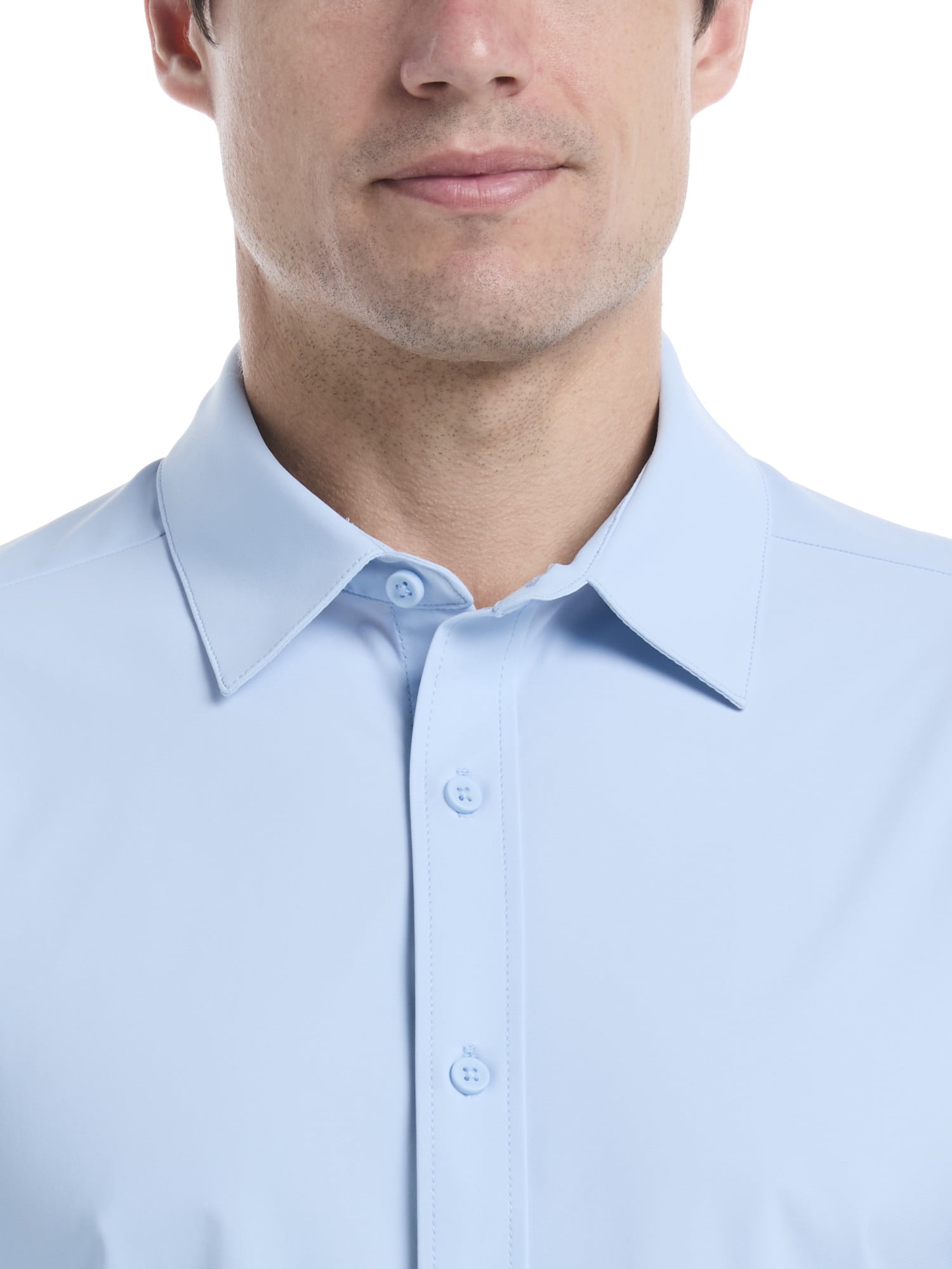 Ben Hogan Men's and Big Men's Performance Long Sleeve Button-Down Golf Shirt, Size S-5XL