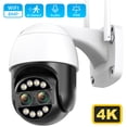 thumbnail image 1 of Cámara IP de seguridad para el hogar, sistema de videovigilancia CCTV con Zoom 8X, 4K, doble lente, WiFi, 8MP, Audio bidireccional, PTZ, 2K, 4MP, 1 of 3