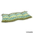 thumbnail image 4 of Pillow Perfect 543017 Zig Zag Orangeaide Wrought Iron Loveseat Cushion, 4 of 4