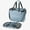 Tide Foam, variant on CleverMade Gear Hauler Pro 55L Collapsible Heavy-Duty Utility Tote, Ocean/Cognac