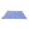 thumbnail image 2 of Ahgly Company Machine Washable Indoor Rectangle Abstract Blue Contemporary Area Rugs, 5' x 7', 2 of 4