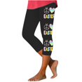 thumbnail image 1 of Pantalones de Ajuste Seco de la Moda de las Mujeres Imprimidas Leggings, Deporte de Yoga Elástico de Poliéster Elástico Respirable, 1 of 7