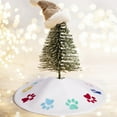 thumbnail image 4 of Christmas Mini Trumpet Tree Skirt with Cute Creative Dog Paw Design - Perfect Holiday Decor for Your Tree, Adding a Fun Touch to Festive Celebrations and Seasonal Gatherings, 4 of 6