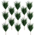 thumbnail image 1 of Ramas de agujas de pino verde artificiales - Tallos de ramitas de pino pequeñas - Palillos de pino con vegetación falsa para guirnaldas navideñas, adornos y decoración del jardín del hogar, 1 of 6