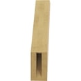 thumbnail image 4 of Ekena Millwork 3"W x 12"D x 16"H Traditional Rough Cedar Woodgrain TimberThane Knee Brace, Primed, 4 of 6