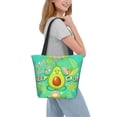 thumbnail image 7 of Kll Tote Bag For Women Avocado Keep Calm Print Shopping Grocery Reusable Bags For Office School Shopping Travel, 7 of 7