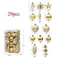 thumbnail image 4 of 20/29/40/50 piezas de adornos navideños de forma especial en azul y dorado, decoración para árbol de Navidad, colgante de esferas navideñas, nuevo, 4 of 4