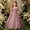 Pink, variant on KDFJPTH Dresses for Girls Fancy Formal Off Shoulder Solid Color Big Bow Floor Length Gown Party Big Kids Sun Dress
