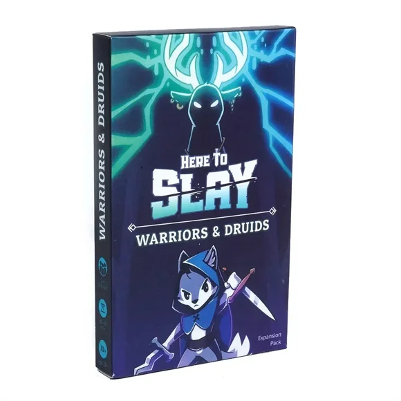 TeeTurtle Here to Slay Warriors Druids Expansion Pack Designed to be Added Base Game Berserker Necromancer Expansion