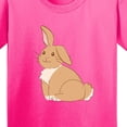 thumbnail image 4 of Inktastic Easter Cute Floppy Ear Brown Bunny Youth T-Shirt, 4 of 5