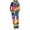 Multicolor, variant on asdoklhq Plus Size Pajamas for Women Set Ladies' Christmas Printed Round Neck Pocket Top Pants Home Clothes Pajamas Set Multicolor XL