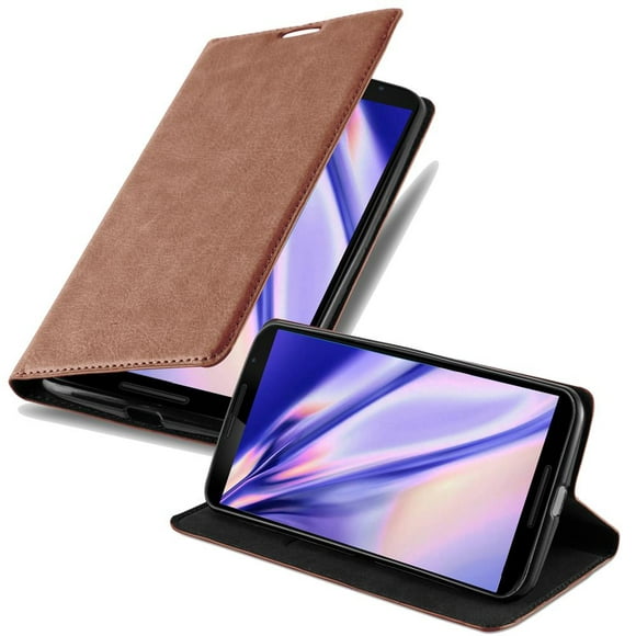 Cadorabo Case for Lenovo Google NEXUS 6 / 6X Cover Book Wallet Screen Protection PU Leather Flip Magnetic Etui