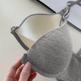 thumbnail image 3 of APEXFWDT No Underwire Bra Women Front Close T Shirt Bra Lightly Lined Wireless Bras, 3 of 5