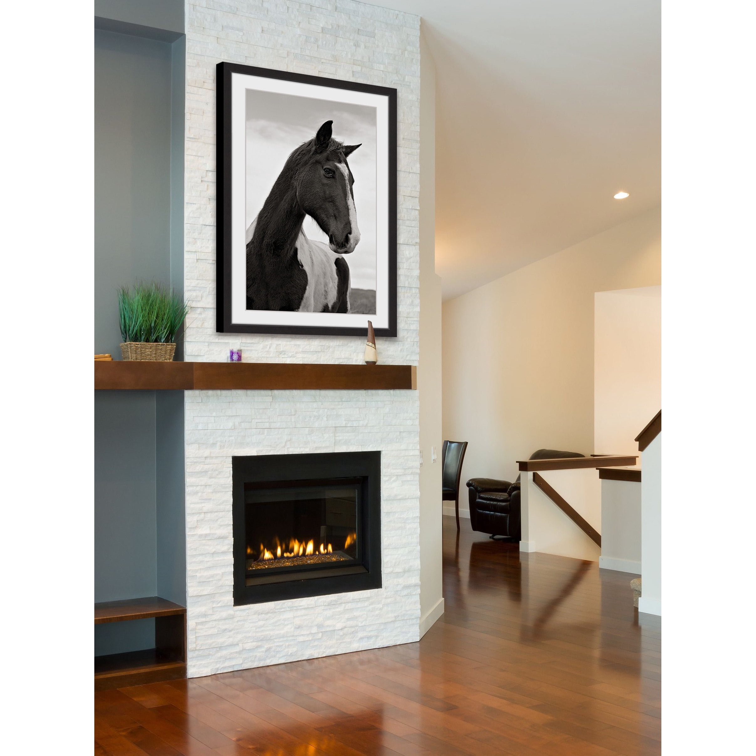 "Ranch Horse Wisdom" Framed Painting Print