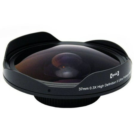 Opteka Platinum Series 0.3X HD Ultra Fisheye Lens for Canon Elura 60, 65, 70, 80, 85, 90, Optura 200MC, 30, 40, 50, 60, 600, VIXIA HF R20, R200, R21, MVX300, MVX330i, MVX350i, Digital Video (Best Cheap Fisheye Lens For Canon)
