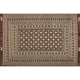 thumbnail image 1 of Ahgly Company Machine Washable Indoor Rectangle Traditional Bakers Brown Area Rugs, 7' x 9', 1 of 7