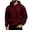 Wine, variant on Yungyresw Essentials Hoodie for Men Adjustable Drawstring Long Sleeve Ribbed Cuffs Hoodies Kangaroo Pocket Pullover Fall Casual