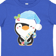 thumbnail image 4 of Inktastic Cute Christmas Penguin in Blue Hat Boys or Girls Toddler T-Shirt, 4 of 5