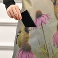 thumbnail image 4 of Kitchen Apron with 2 Pockets Adjustable waterproof Cooking Aprons for Women Men Chef Goldfinches Bird Perched on Flowers, 4 of 7