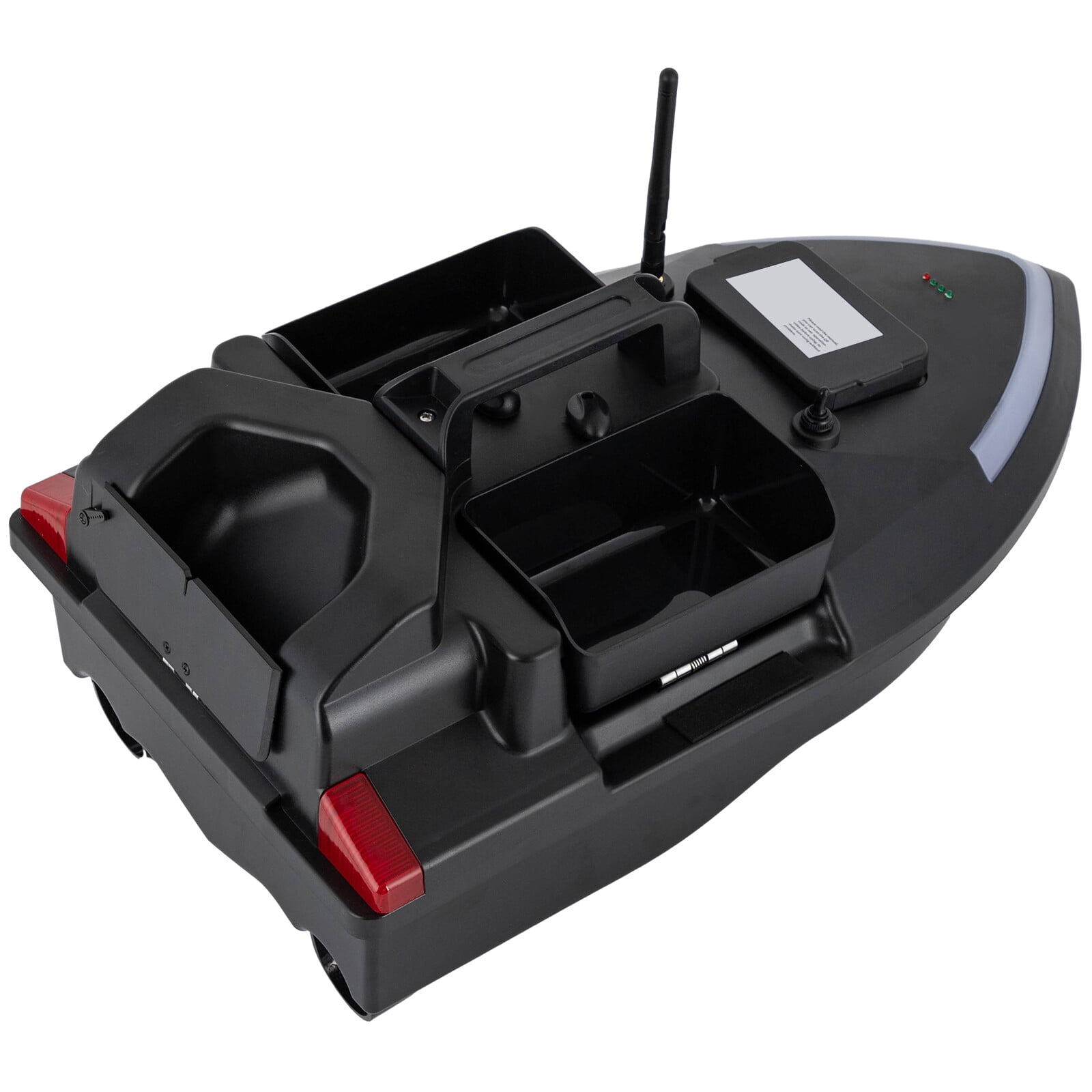 DENEST 500m/1640.42ft 2.4GHz GPS Fishing Bait Boat with 2kg/4.41lbs Tank, 12000mAh Lithium Battery, Remote Control Bait Boat for Fishing