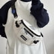 thumbnail image 1 of New Breast Bag For Men's Japanese Harajuku Work Style Sports Bag Trendy Large Capacity Versatile Student Waist Bag, 1 of 3