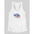 thumbnail image 3 of Independence Day U.S. Flag Racerback Tank Women -Image by Shutterstock, Female Medium, 3 of 4