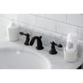 thumbnail image 2 of Kingston Brass KB915ACL American Classic Widespread Bathroom Faucet with Retail Pop-Up, Oil Rubbed Bronze, 2 of 5